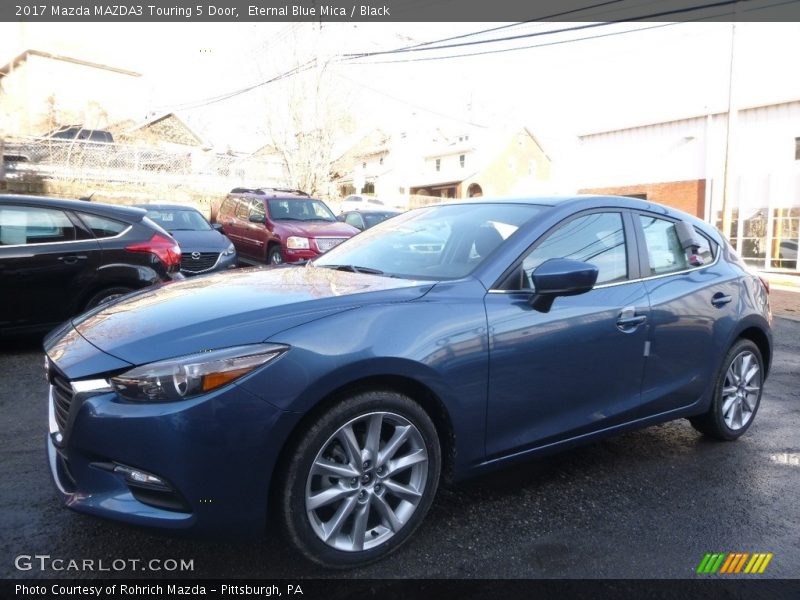 Eternal Blue Mica / Black 2017 Mazda MAZDA3 Touring 5 Door