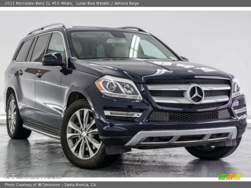 Lunar Blue Metallic / Almond Beige 2013 Mercedes-Benz GL 450 4Matic