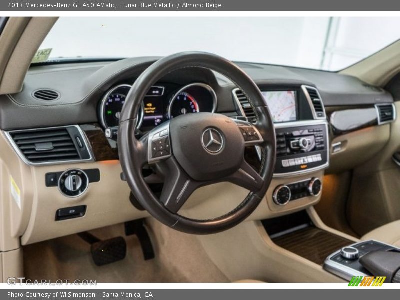 Lunar Blue Metallic / Almond Beige 2013 Mercedes-Benz GL 450 4Matic