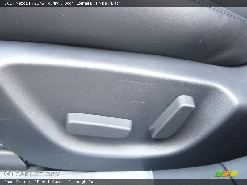 Eternal Blue Mica / Black 2017 Mazda MAZDA3 Touring 5 Door