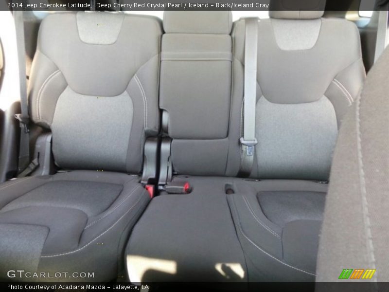 Deep Cherry Red Crystal Pearl / Iceland - Black/Iceland Gray 2014 Jeep Cherokee Latitude