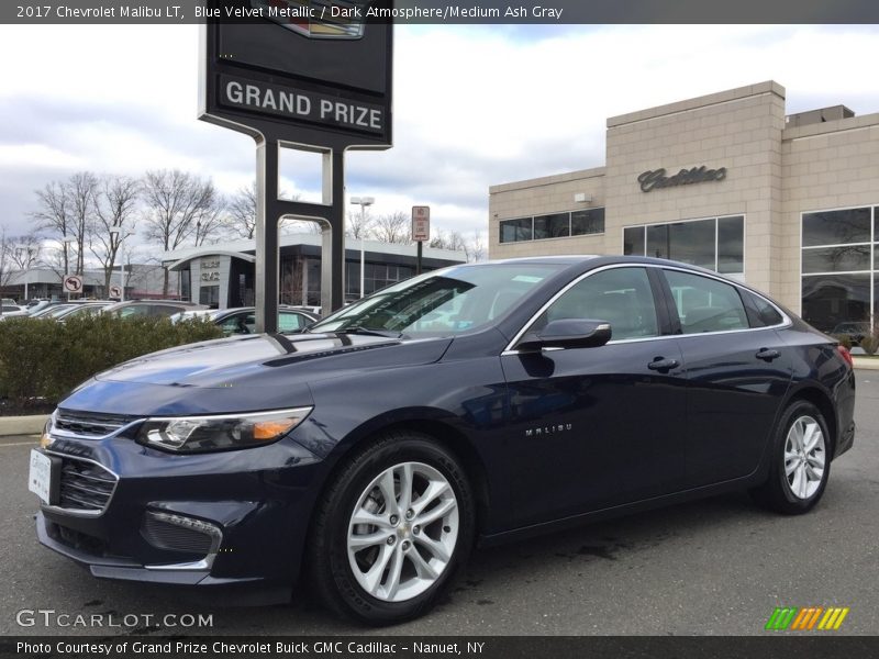 Blue Velvet Metallic / Dark Atmosphere/Medium Ash Gray 2017 Chevrolet Malibu LT