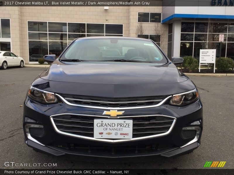 Blue Velvet Metallic / Dark Atmosphere/Medium Ash Gray 2017 Chevrolet Malibu LT
