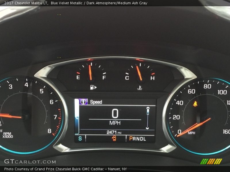 Blue Velvet Metallic / Dark Atmosphere/Medium Ash Gray 2017 Chevrolet Malibu LT