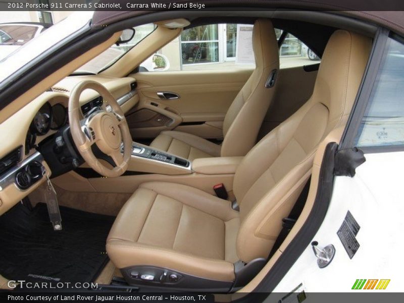 Front Seat of 2012 911 Carrera S Cabriolet