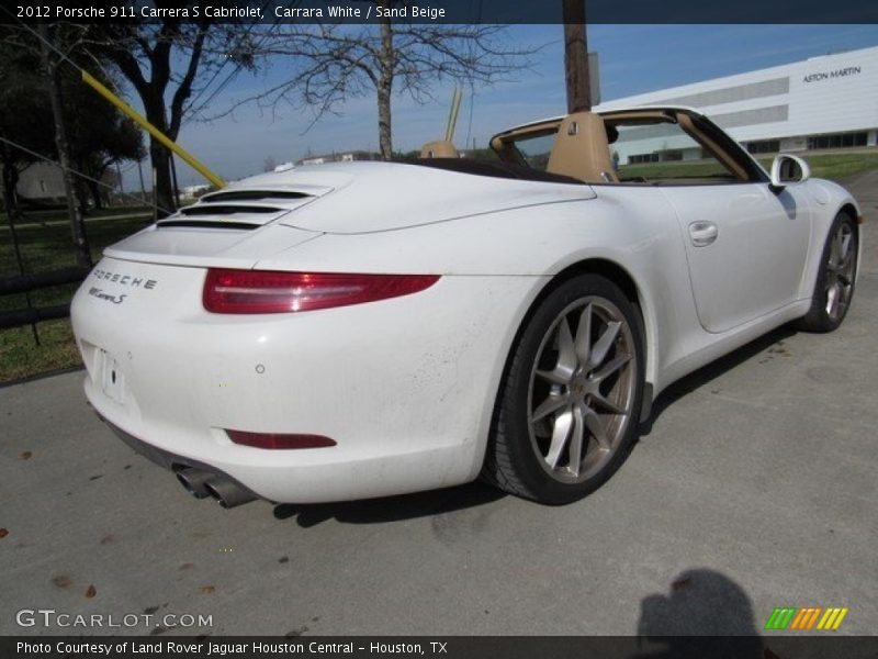 Carrara White / Sand Beige 2012 Porsche 911 Carrera S Cabriolet