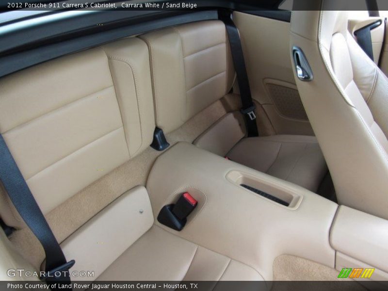 Rear Seat of 2012 911 Carrera S Cabriolet