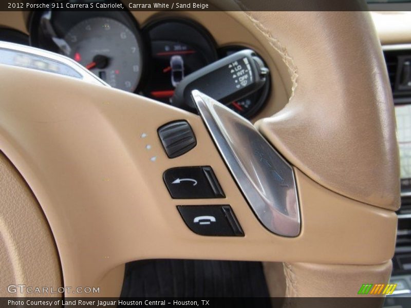 Carrara White / Sand Beige 2012 Porsche 911 Carrera S Cabriolet