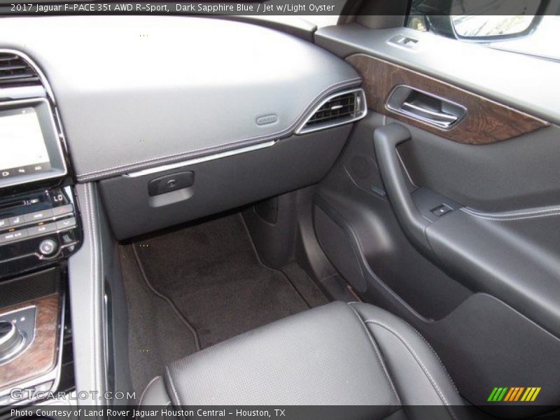 Dark Sapphire Blue / Jet w/Light Oyster 2017 Jaguar F-PACE 35t AWD R-Sport