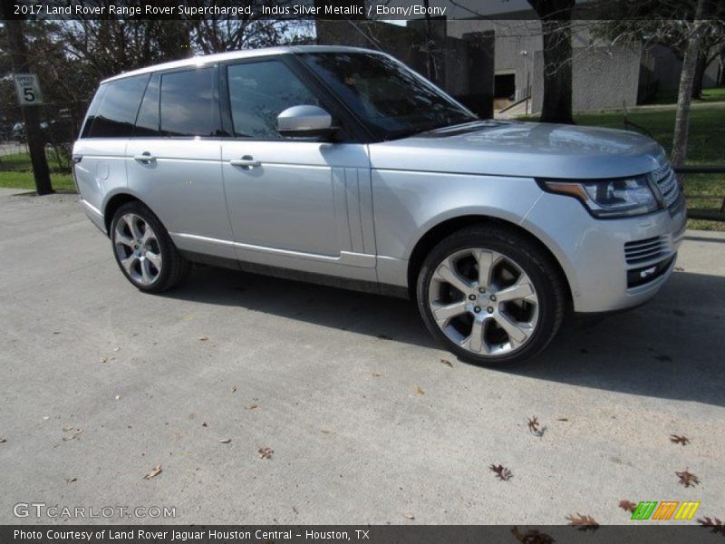 Indus Silver Metallic / Ebony/Ebony 2017 Land Rover Range Rover Supercharged