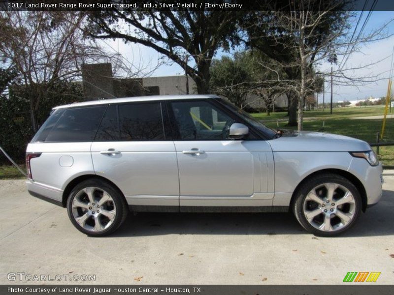 Indus Silver Metallic / Ebony/Ebony 2017 Land Rover Range Rover Supercharged