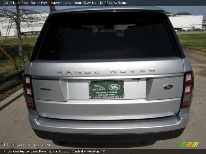 Indus Silver Metallic / Ebony/Ebony 2017 Land Rover Range Rover Supercharged
