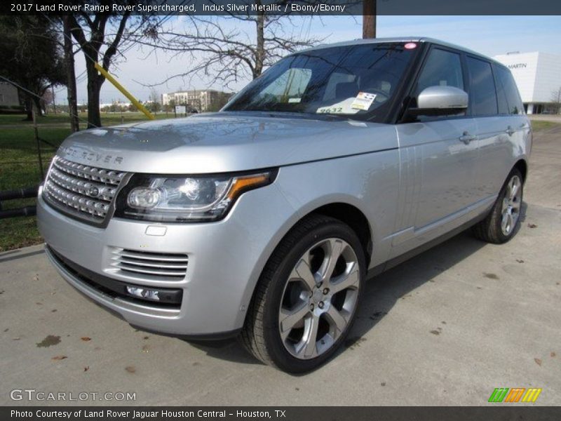 Indus Silver Metallic / Ebony/Ebony 2017 Land Rover Range Rover Supercharged