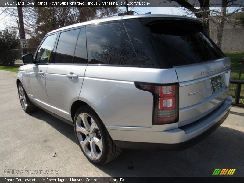 Indus Silver Metallic / Ebony/Ebony 2017 Land Rover Range Rover Supercharged