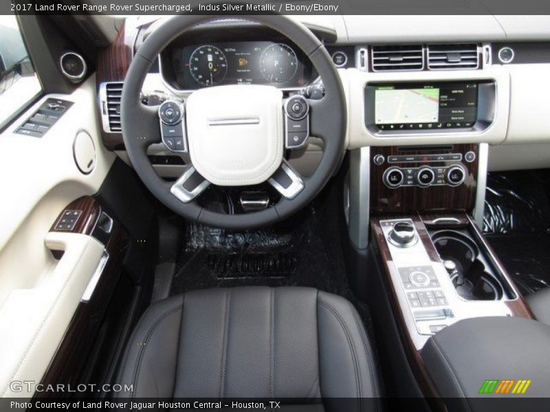 Indus Silver Metallic / Ebony/Ebony 2017 Land Rover Range Rover Supercharged