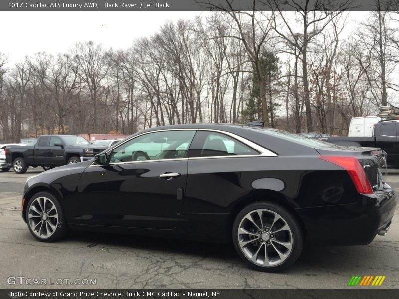 Black Raven / Jet Black 2017 Cadillac ATS Luxury AWD