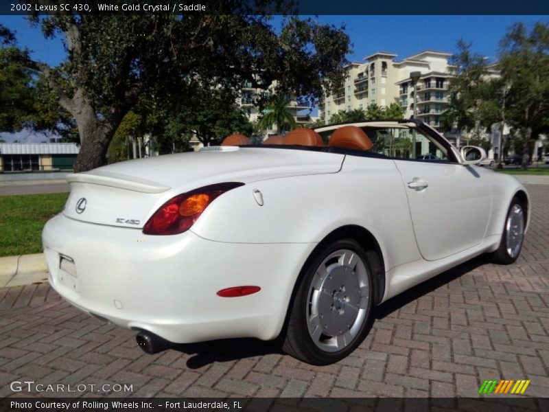 White Gold Crystal / Saddle 2002 Lexus SC 430