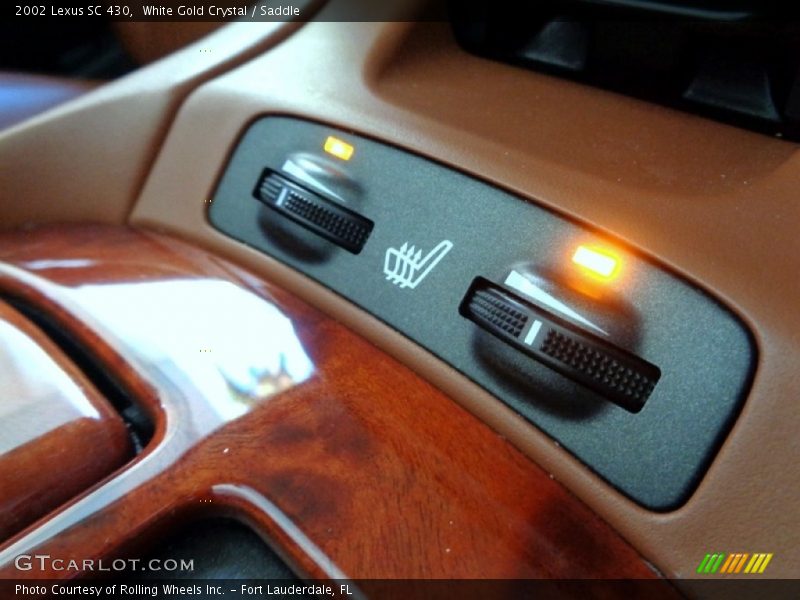 White Gold Crystal / Saddle 2002 Lexus SC 430