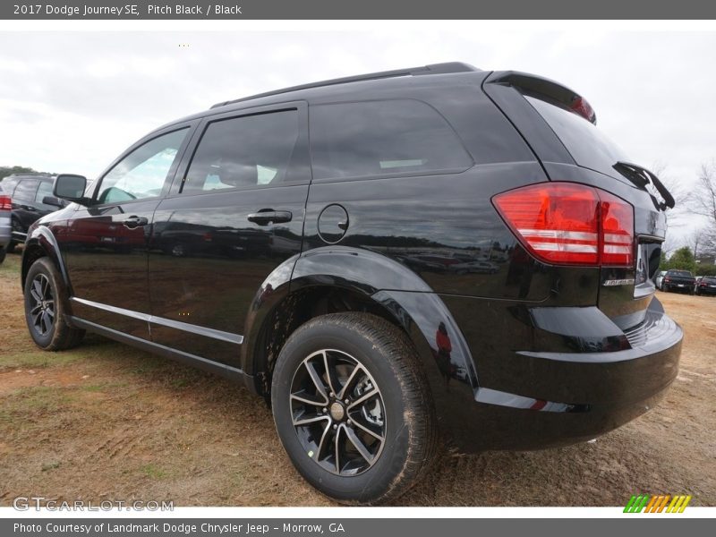 Pitch Black / Black 2017 Dodge Journey SE