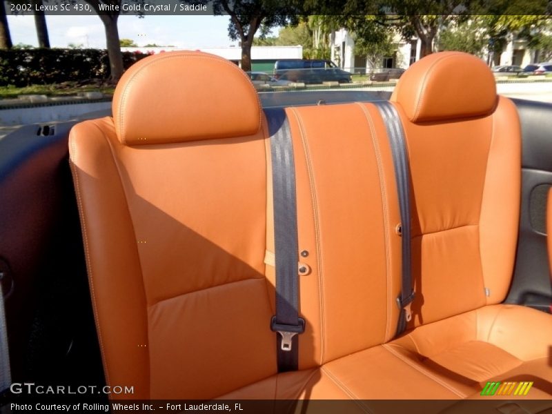 White Gold Crystal / Saddle 2002 Lexus SC 430
