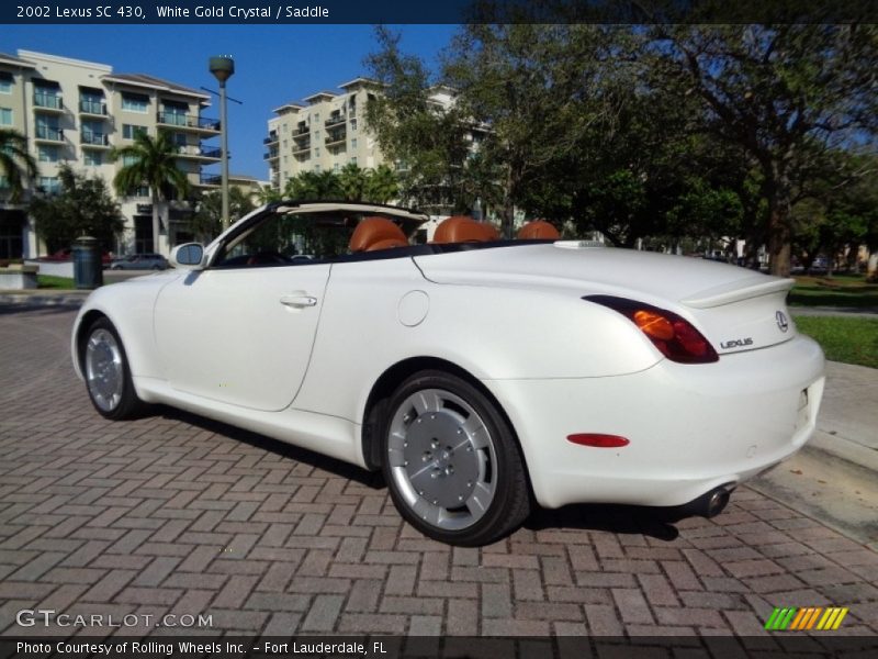 White Gold Crystal / Saddle 2002 Lexus SC 430