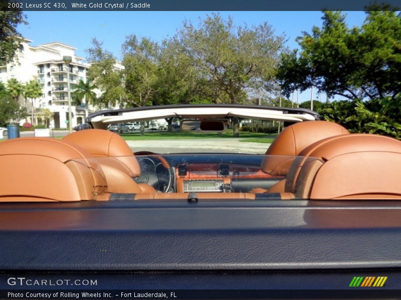 White Gold Crystal / Saddle 2002 Lexus SC 430
