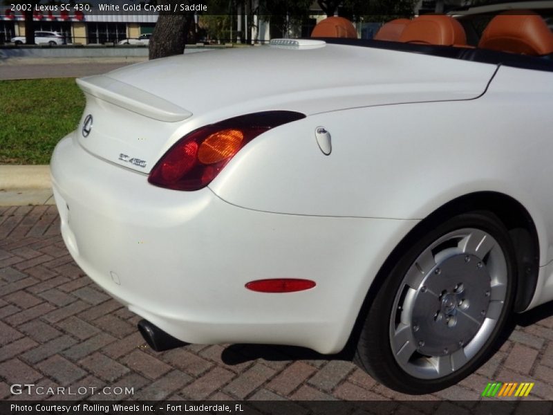 White Gold Crystal / Saddle 2002 Lexus SC 430