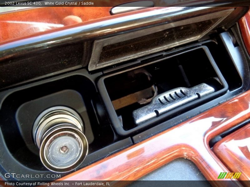 White Gold Crystal / Saddle 2002 Lexus SC 430