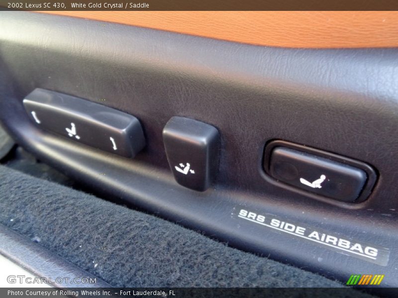 White Gold Crystal / Saddle 2002 Lexus SC 430