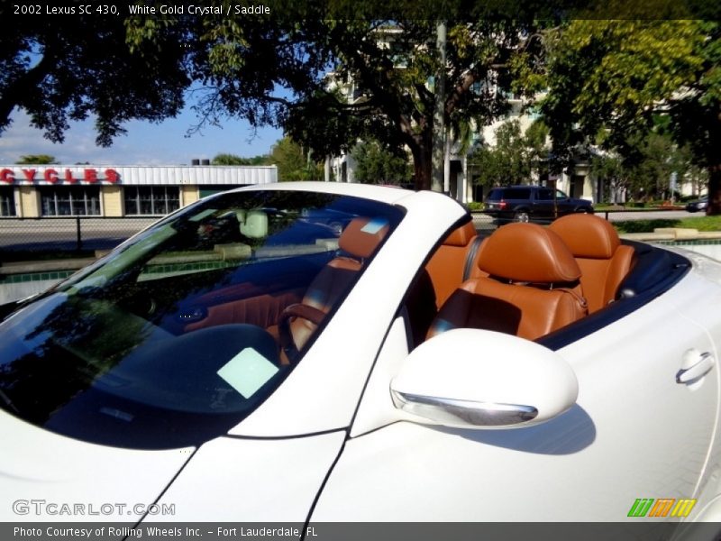 White Gold Crystal / Saddle 2002 Lexus SC 430