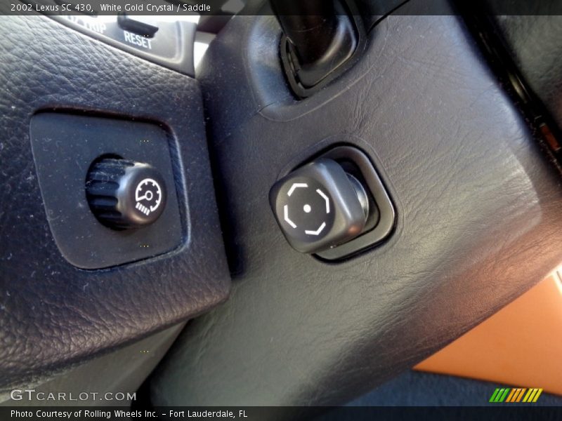 White Gold Crystal / Saddle 2002 Lexus SC 430