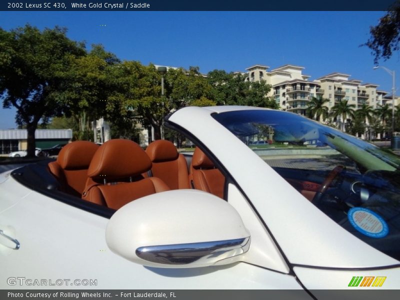White Gold Crystal / Saddle 2002 Lexus SC 430