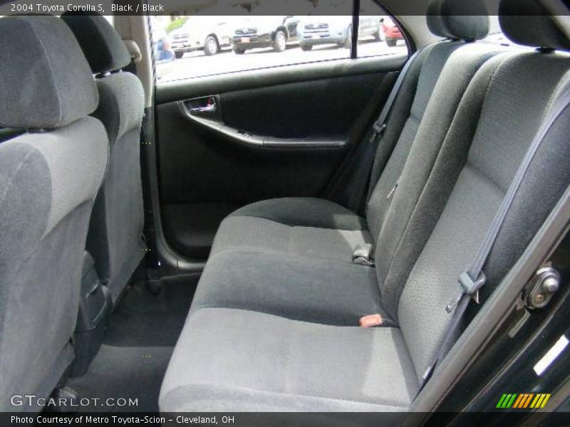 Black / Black 2004 Toyota Corolla S