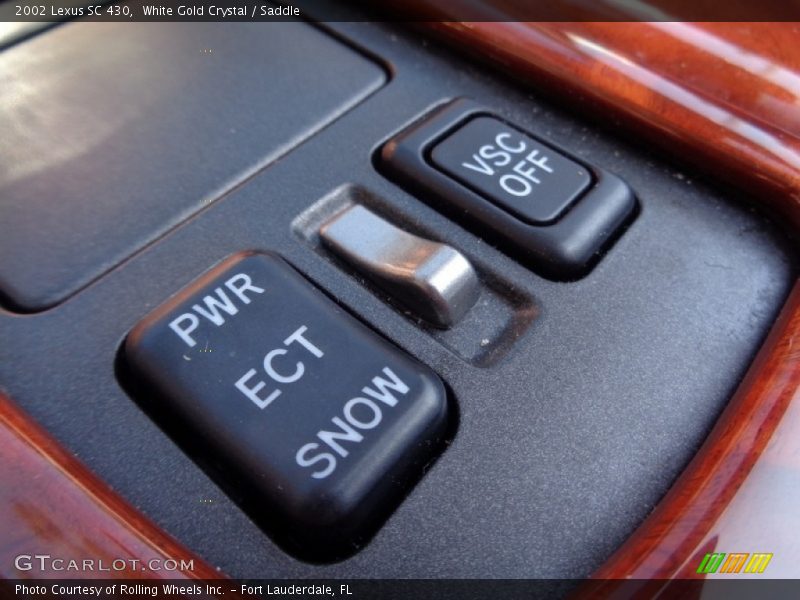 White Gold Crystal / Saddle 2002 Lexus SC 430