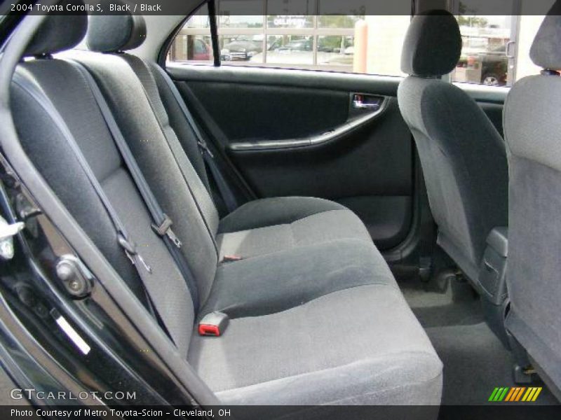 Black / Black 2004 Toyota Corolla S