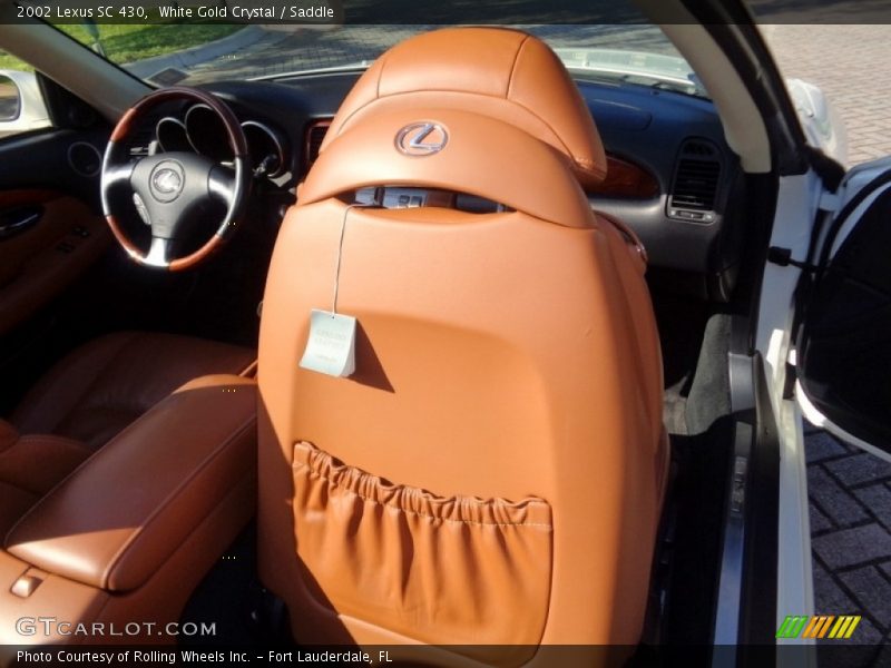 White Gold Crystal / Saddle 2002 Lexus SC 430