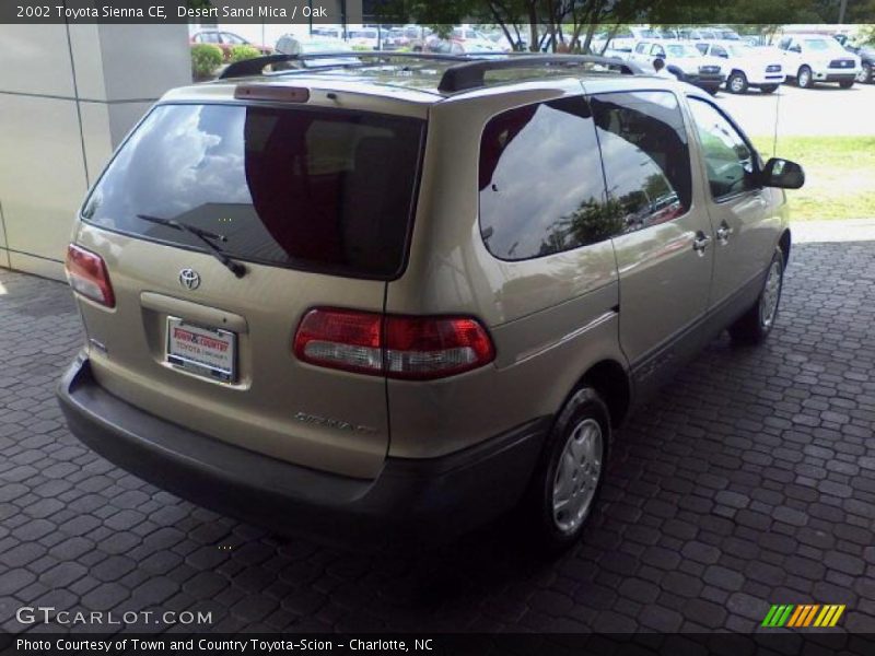 Desert Sand Mica / Oak 2002 Toyota Sienna CE