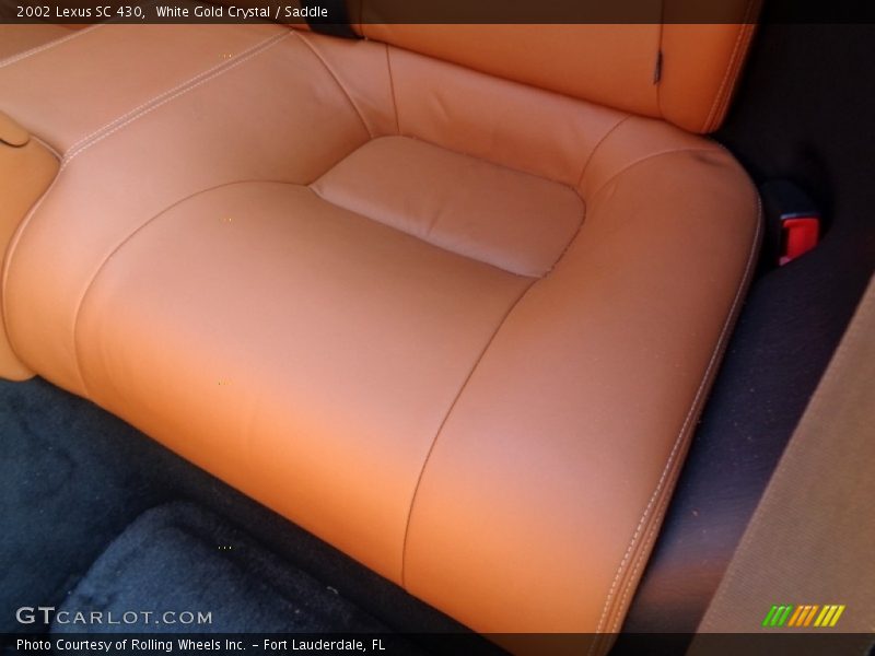 White Gold Crystal / Saddle 2002 Lexus SC 430