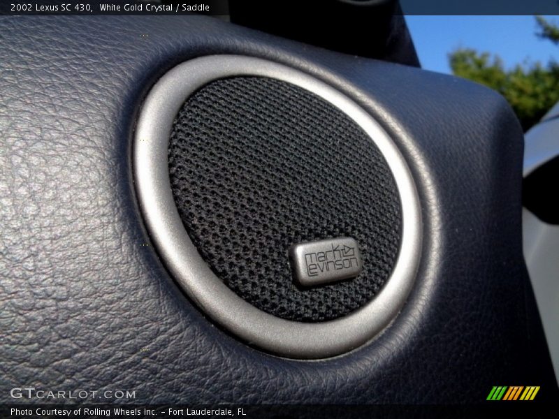 White Gold Crystal / Saddle 2002 Lexus SC 430