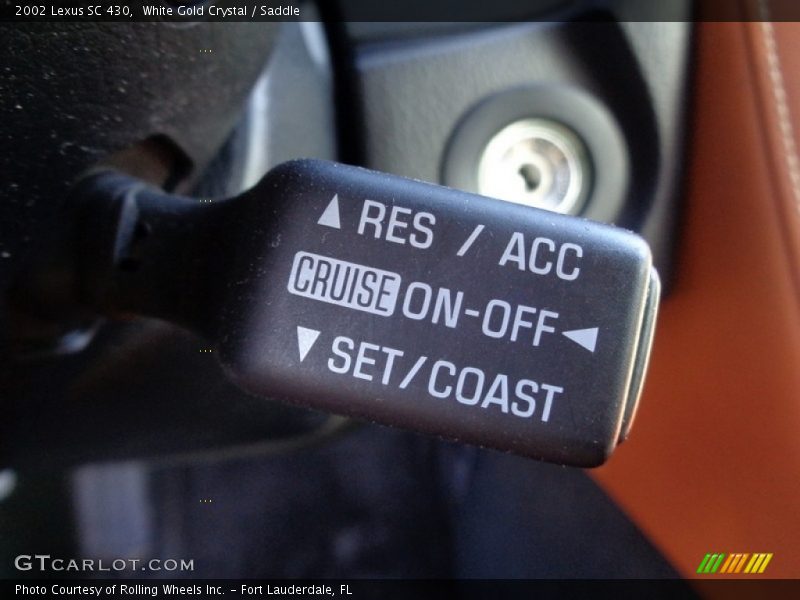White Gold Crystal / Saddle 2002 Lexus SC 430