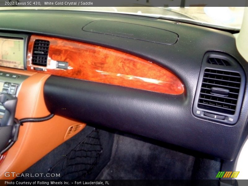White Gold Crystal / Saddle 2002 Lexus SC 430