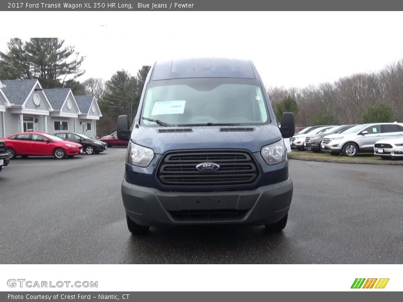 Blue Jeans / Pewter 2017 Ford Transit Wagon XL 350 HR Long