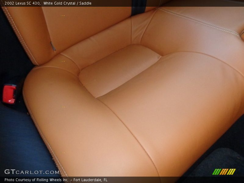 White Gold Crystal / Saddle 2002 Lexus SC 430
