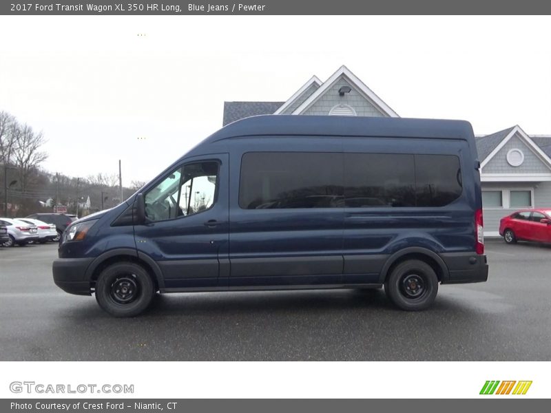 Blue Jeans / Pewter 2017 Ford Transit Wagon XL 350 HR Long