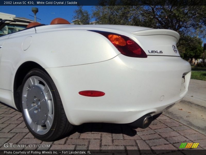 White Gold Crystal / Saddle 2002 Lexus SC 430