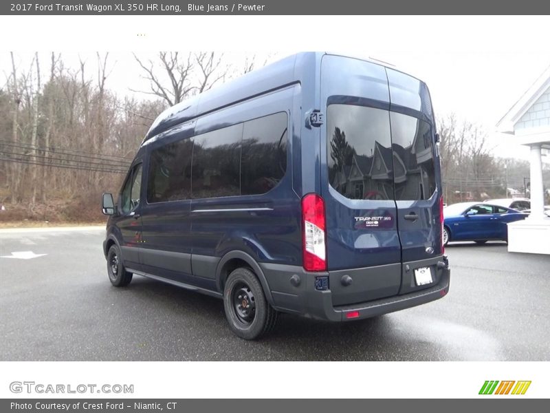Blue Jeans / Pewter 2017 Ford Transit Wagon XL 350 HR Long
