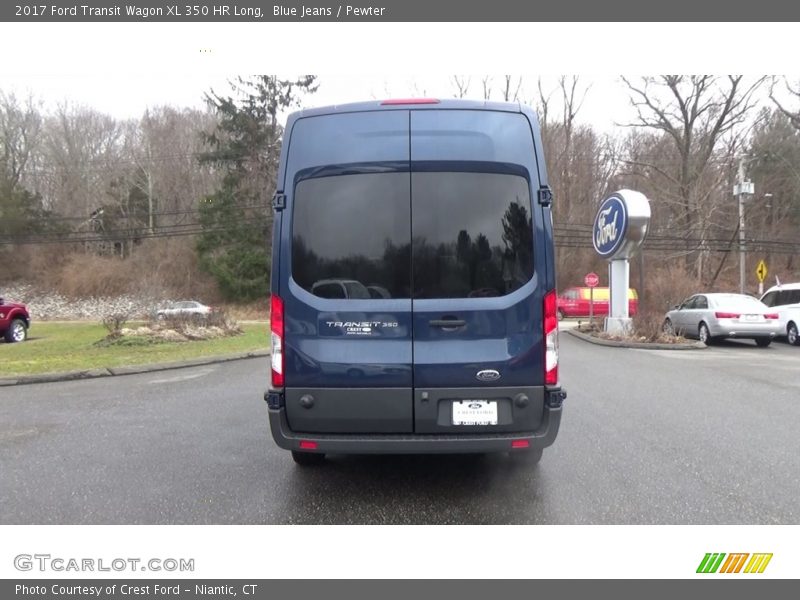 Blue Jeans / Pewter 2017 Ford Transit Wagon XL 350 HR Long