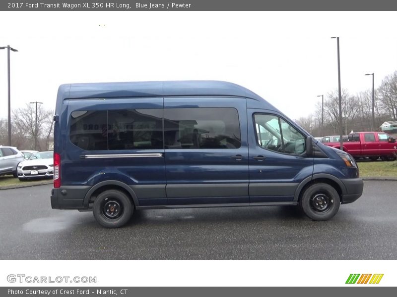 Blue Jeans / Pewter 2017 Ford Transit Wagon XL 350 HR Long