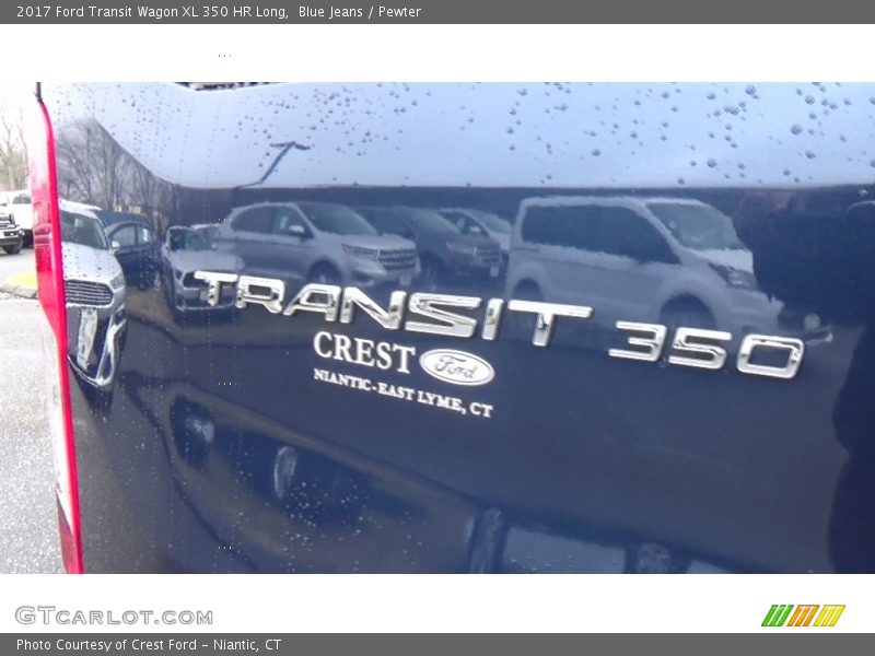 Blue Jeans / Pewter 2017 Ford Transit Wagon XL 350 HR Long
