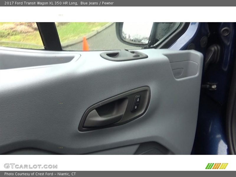 Blue Jeans / Pewter 2017 Ford Transit Wagon XL 350 HR Long